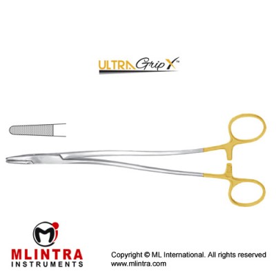 UltraGripX™ TC Needle Holder S Shaped Stainless Steel, 26.5 cm - 10 1/2"